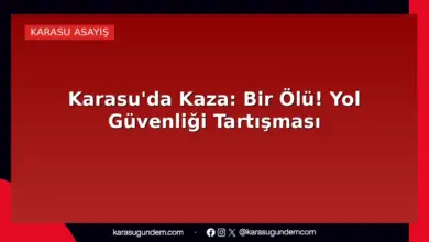Karasu'da Kaza: Bir Ölü! Yol Güvenliği Tartışması 16 Karasu'da Kaza: Bir Ölü! Yol Güvenliği Tartışması
