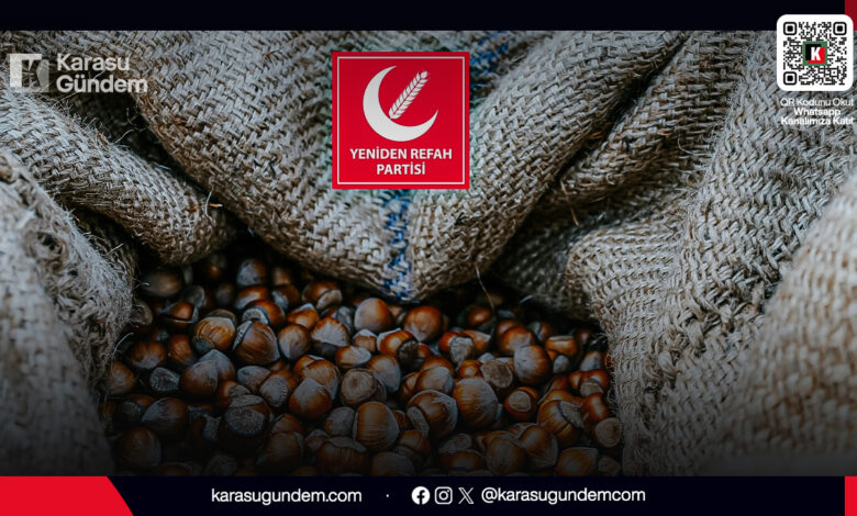 Yeniden Refah'tan Fındık Fiyatlarına Acil Müdahale Çağrısı 10 Yeniden Refah Partisi fındık fiyatlarındaki düşüş ve tarım politikaları hakkında basın açıklaması